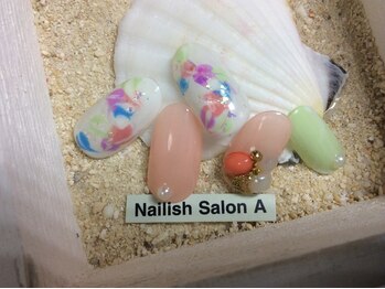 ネイリッシュサロン エー(Nailish Salon A)/カスタムハンド2時間コース/9500