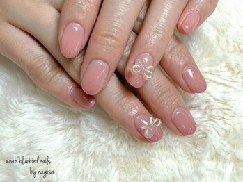 ノアブルーバードネイルズ(Noah' bluebird .nails)/オーロラリボンネイル