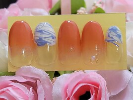 マーブル柄アート☆￥6,800