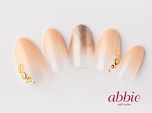 ネイルサロン アビー 宮益坂店(abbie)/ビジューグラデ　￥10131