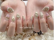 ネイルサロン トゥービー 御徒町上野(To Be)/パーツ付け放題コース8990円