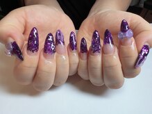 ネイルデザイン チョコレート(Nail design Chocolate)の雰囲気（スカルプ長さ出し・5本アートし放題◎14300円）