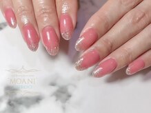 モアニ ヒロオ 恵比寿店(MOANI Hiroo)/ラメかけワンカラーネイル
