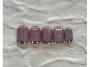 ネイルルーム エルナ(nail room ELNA)/アシンメトリーデザインB ￥7800