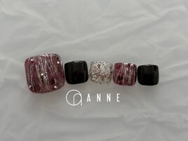 9月 foot art design