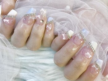 キレイエ ネイルズ(KIREIE NAILS)/リボン カラフル ガーリー