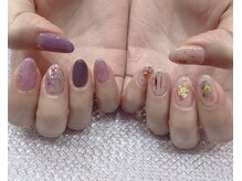 ネイルサロン ドレリッチ 心斎橋店(drerich)/押し花ネイル