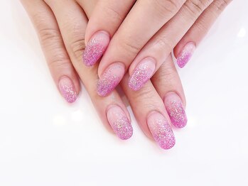 ネイルコレクション ベビーピンク(Baby Pink)/ジェル★ラメグラデ￥5500