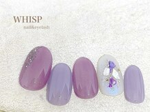ウィスプ(WHISP)/紫陽花ネイル 8480円