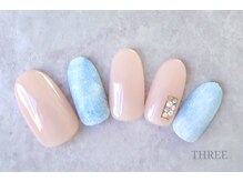 スリー 自由が丘(THREE)/ライトデニムネイル