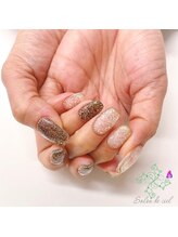 サロンドシエル(salon de ciel)/埋め込みキラキラネイル