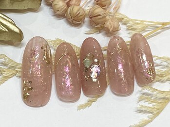 アイラッシュトウキョウドットライズ エキニア横浜店(TOKYO.RISE)/オーロラピンクネイル