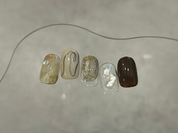 ラクネイル 浦和店(raku nail)/色鉛筆インクニュアンス