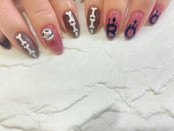 ビューティービースト フォー ネイルアンドアイラッシュ 松浜店(beauty:beast)/ハロウィンネイル♪