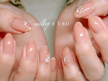 ネイルトップエクル(nail top E CRU)/ mirror+シェル