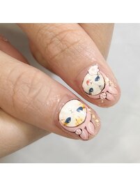 mofsandのキャラネイル