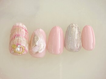ネイルサロン フローリア(nail salon Florir)/ピンクネイル