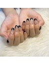 マグベースのフレンチネイル♪