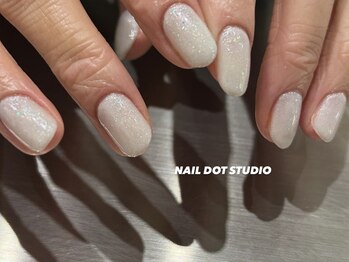 ネイルドットスタジオ 堺筋本町(NAIL DOT STUDIO)/冬色ラメ