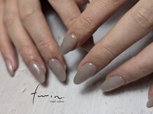 ツインネイル 名古屋駅店(twin.nail)/スキンカラー◇ワンカラーネイル