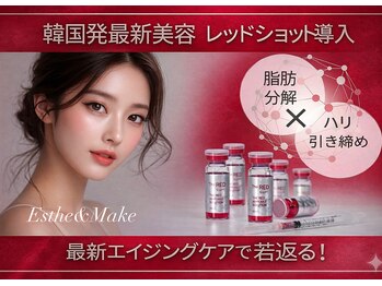 トータルエステサロン エステアンドメイク 錦糸町/最新韓国発 レッドショット導入