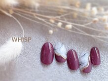 ウィスプ(WHISP)/ニュアンス大理石ネイル 秋冬