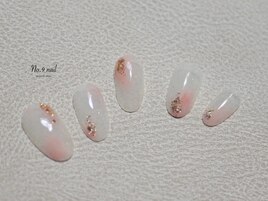 桃ラメネイル＊