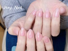 ウサギネイル 新大久保店(usagi nail)/マグネットフレンチ秋可愛い