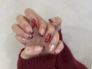 フレンチネイル ハート