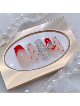 ネイルポット(Nail Pot)/ドット フレンチネイル