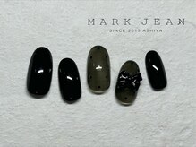 279.ドット ブラック リボン B