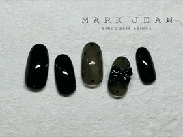 279.ドット ブラック リボン B