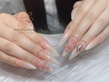 ウメネイルスタジオ(UME NAIL STUDIO)/題長さだしやり放題×つけ放