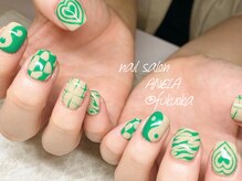 アネラ(ANELA)/個性派ショートネイル