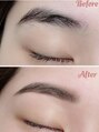 ララアイラッシュ(lala eyelash) 平行眉デザインお任せください(^^)