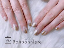 ネイル ボンボニエール 京阪シティモール天満橋店(Nail bonbonniere)/塗りかけニュアンス