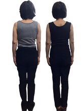 きれいなからだ/背中が別人に！