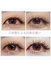 エクラ 朝霞店(eclat)/本数の違いで印象も変わります！