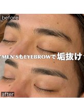 ジェノール 2nd beauty studio 姫路駅前店(JNOEL)/メンズもアイブロウwaxで垢抜け