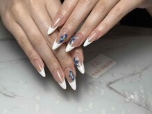 キヒ 渋谷店(Kihi)/長さだしフレンチ６本+アート4本