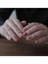 タロウネイル(taro nail)/秋のおまかせチェックネイル♪