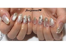 フロージュ ネイル(florjyu nail)/キラキラニュアンスnail