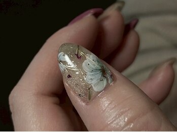 イデアル(Ideal)/【パラジェル】お花アートネイル