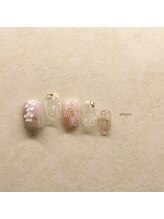 シルニー リム(Silny rim)/アシンメトリーニュアンスネイル