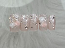 ピンクラメグラバラ￥7000