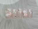 ピンクラメグラバラ￥7000