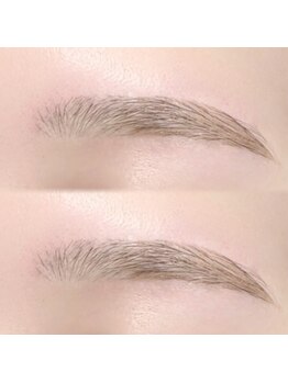 アリー(AREY)の写真/眉毛の形が決まらない…そんな方におすすめ♪お顔の印象を左右する眉の形をご提案！メイク時間も短縮♪