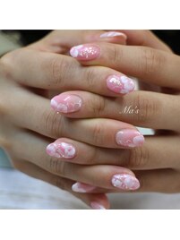 【ネイル】桜色ネイル