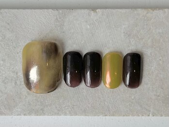 カラ ネイル 中津店(calla nail)/大人べっ甲ネイル