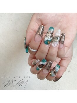 クリーム(Nail Atelier CREAM)/長さだしseason'sニュアンス定額